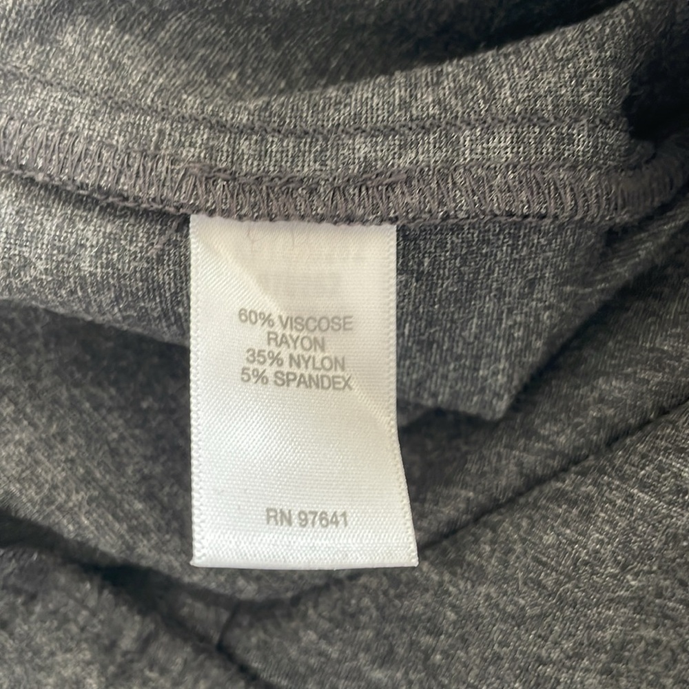 J. Jill Ponte Slim Leg Gray Pull on Leggings/Pants XS - Picture 9 of 10